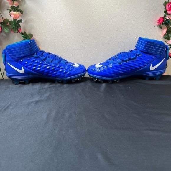 Nike Force Savage Pro 2 Blue White Football Cleats AH4000-400 Men Size 9 ?